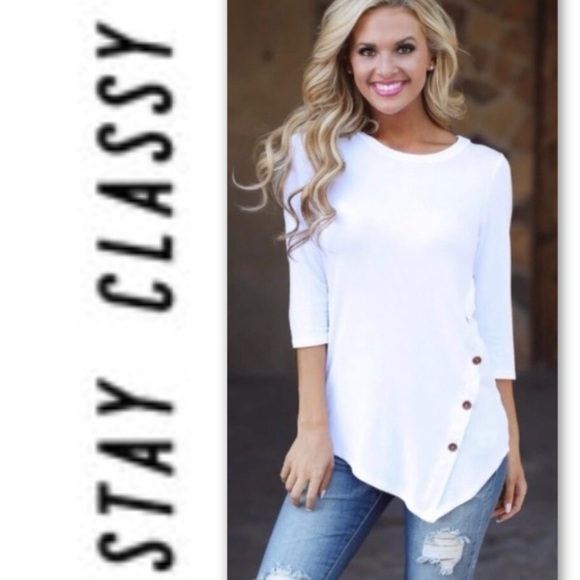 They have arrived ⭐️✳️ ❤️  🔥white GORGEOUS TOP - Picture 3 of 5